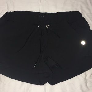 Black MPG athletic shorts